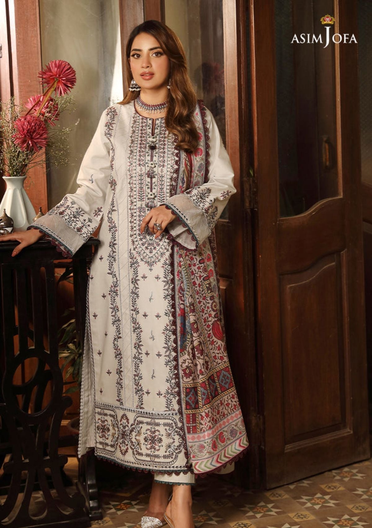 Lawn Collection - Asim Jofa - Zarq Barq - AJZB#10 - Official Asim Jofa - Agha Fabrics UK