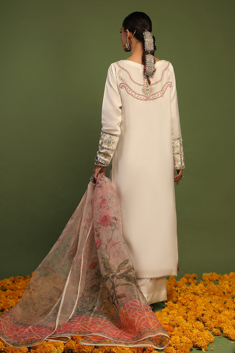 Wardha Saleem | Luxury Pret Traditional Wear | AKS - SHIRT WITH PANTS (2 PC) - Official Wardha Saleem - Agha Fabrics UK