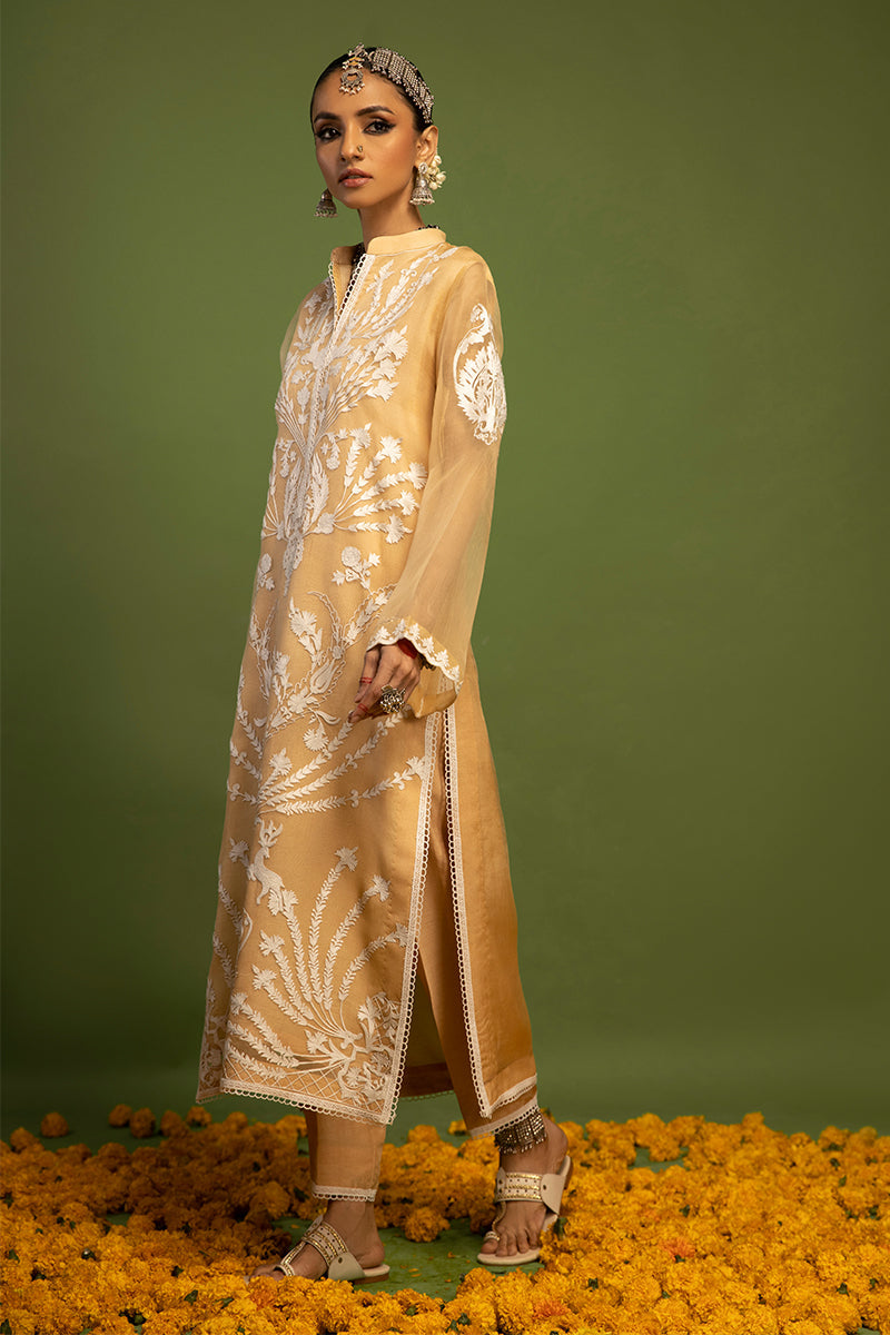 Wardha Saleem | Luxury Pret Traditional Wear | SHIKAR GAH - AARI WORK (2 PC) - Official Wardha Saleem - Agha Fabrics UK