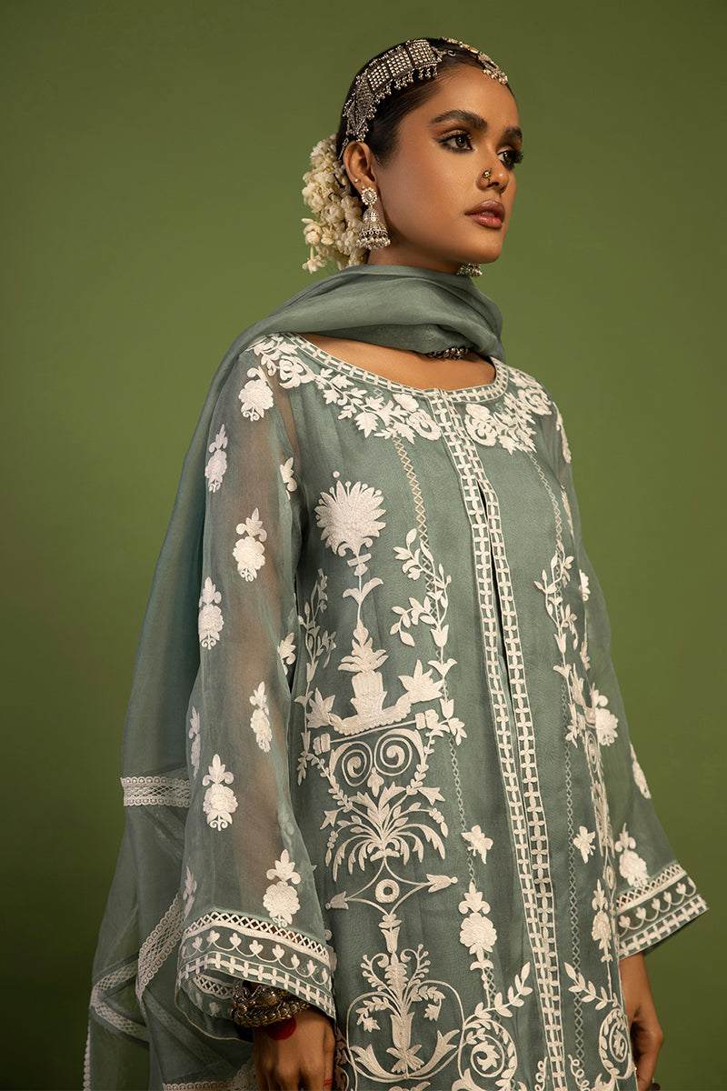 Wardha Saleem | Luxury Pret Traditional Wear | SHAJAR - AARI WORK (2 PC) - Official Wardha Saleem - Agha Fabrics UK