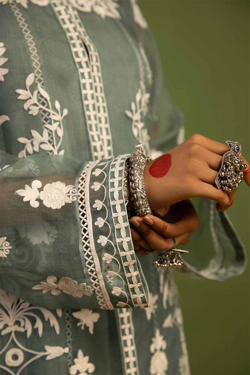 Wardha Saleem | Luxury Pret Traditional Wear | SHAJAR - AARI WORK (2 PC) - Official Wardha Saleem - Agha Fabrics UK