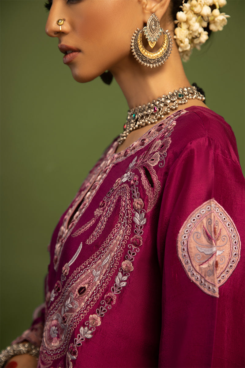 Wardha Saleem | Luxury Pret Traditional Wear | SAANJH - PURE SILK (2 PC) - Official Wardha Saleem - Agha Fabrics UK