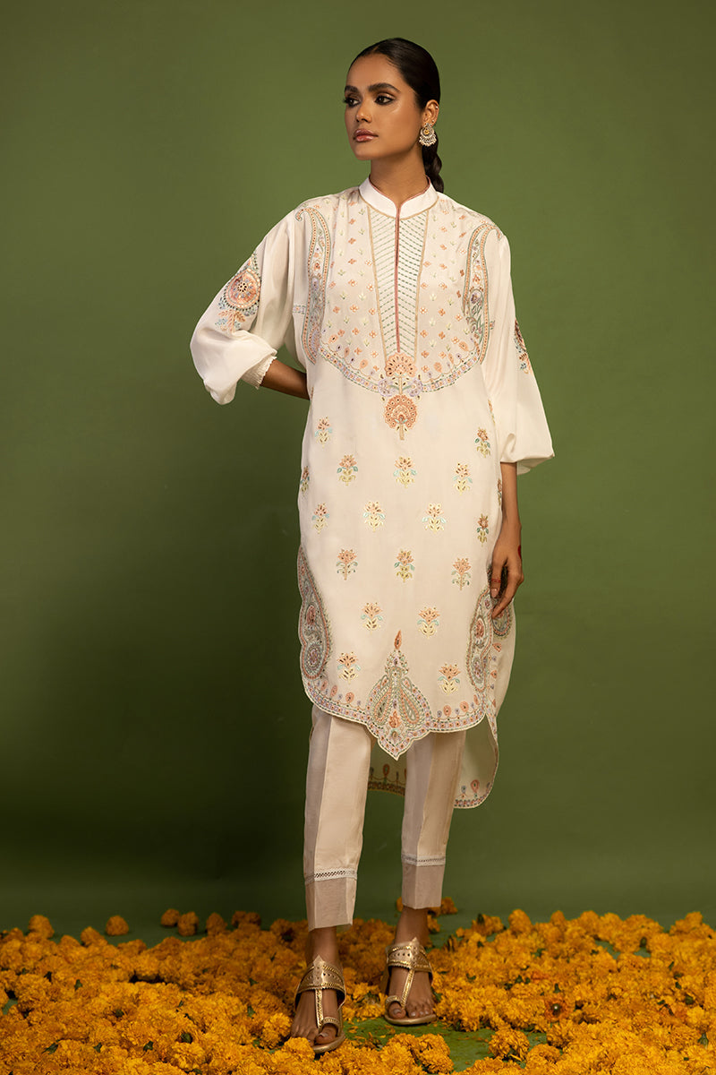 Wardha Saleem | Luxury Pret Traditional Wear | AKS-PURE SILK (2 PC) - Official Wardha Saleem - Agha Fabrics UK