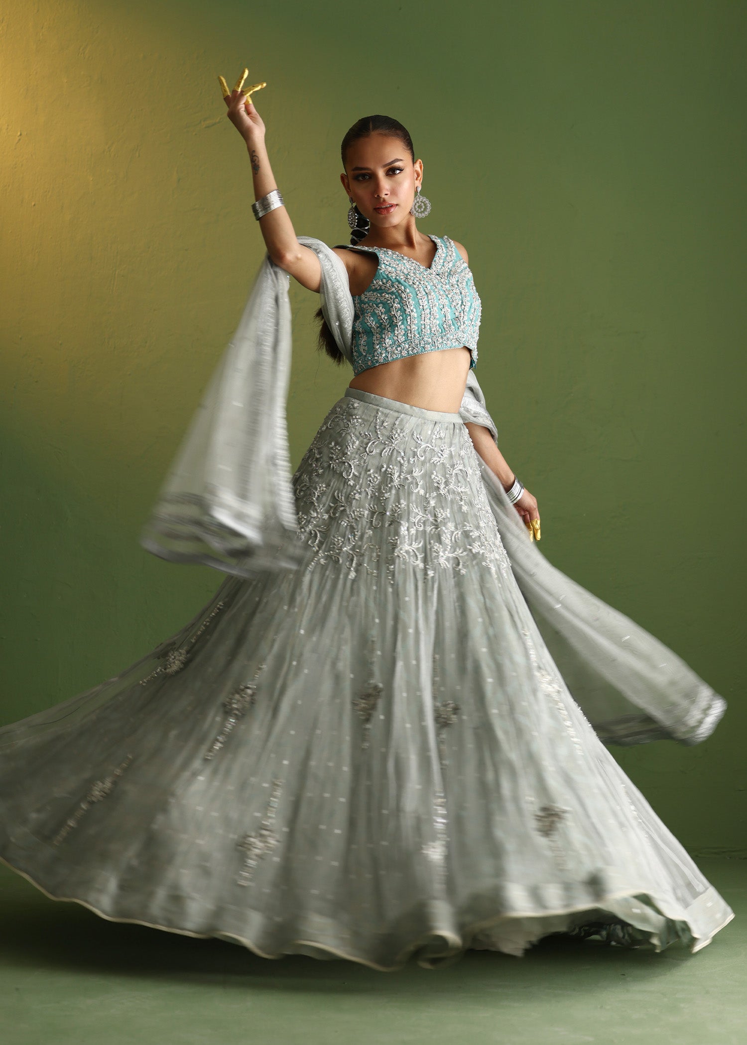 Umsha | Gulon Main Rang | Victorian Teal