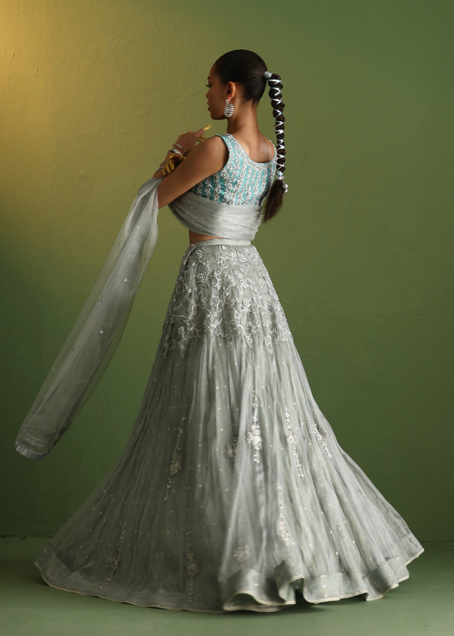 Umsha | Gulon Main Rang | Victorian Teal