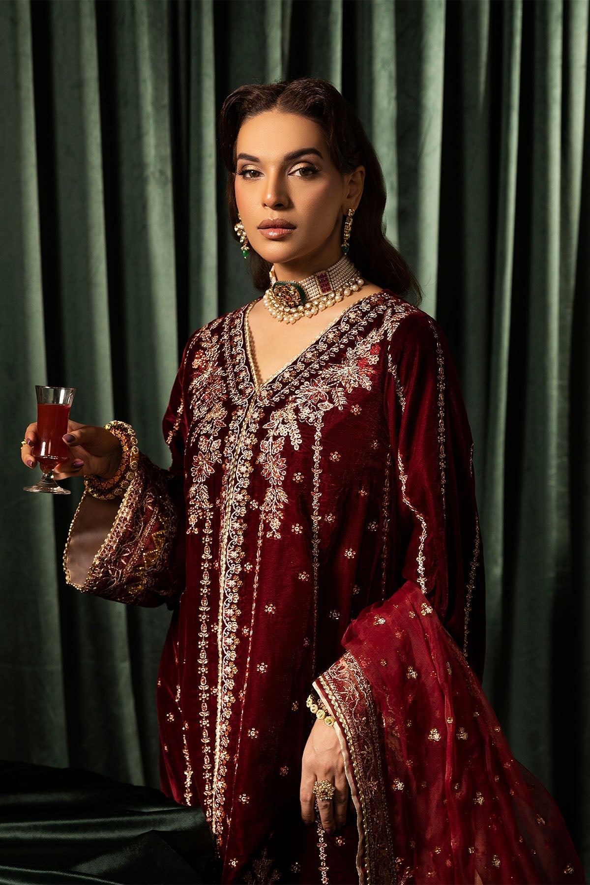Motifz | Velvet Formals | 5099-SANDAL