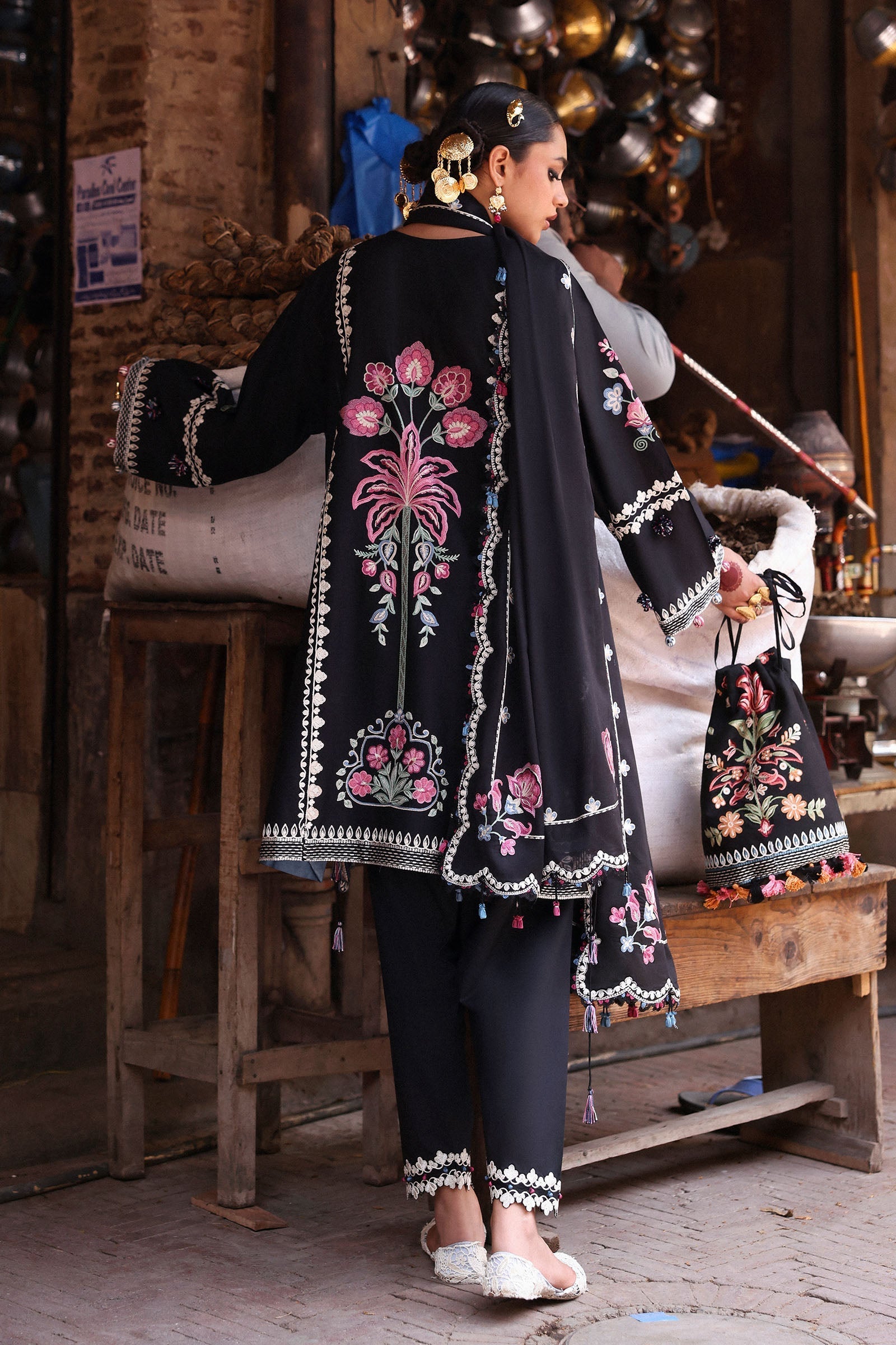 Zaha | Festive Lawn 25 | ZEENAT (ZF-25-07) - Official zaha - Agha Fabrics UK