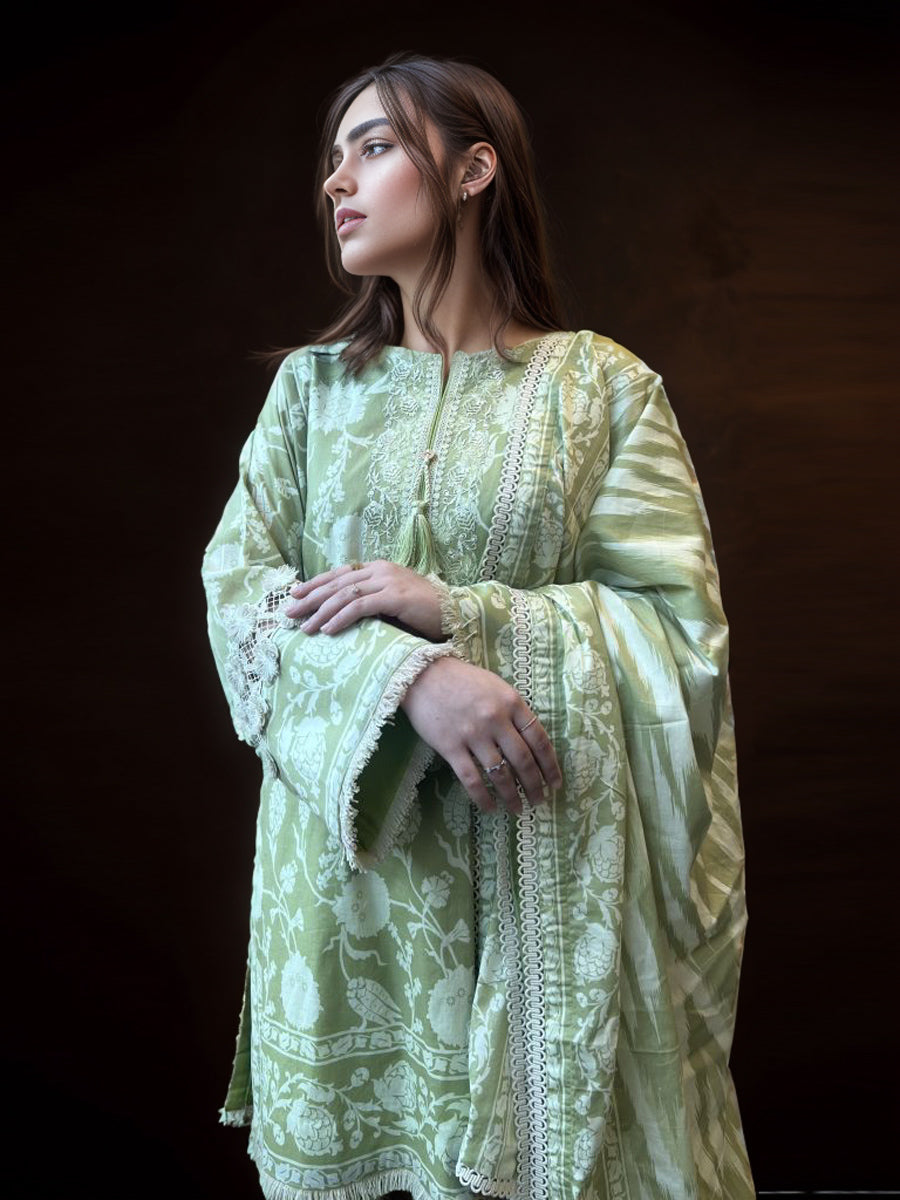 Salitex | Izel Lawn 24 | 3PC UNSTITCHED DIGITAL PRINTED & EMBROIDERED LAWN SUIT