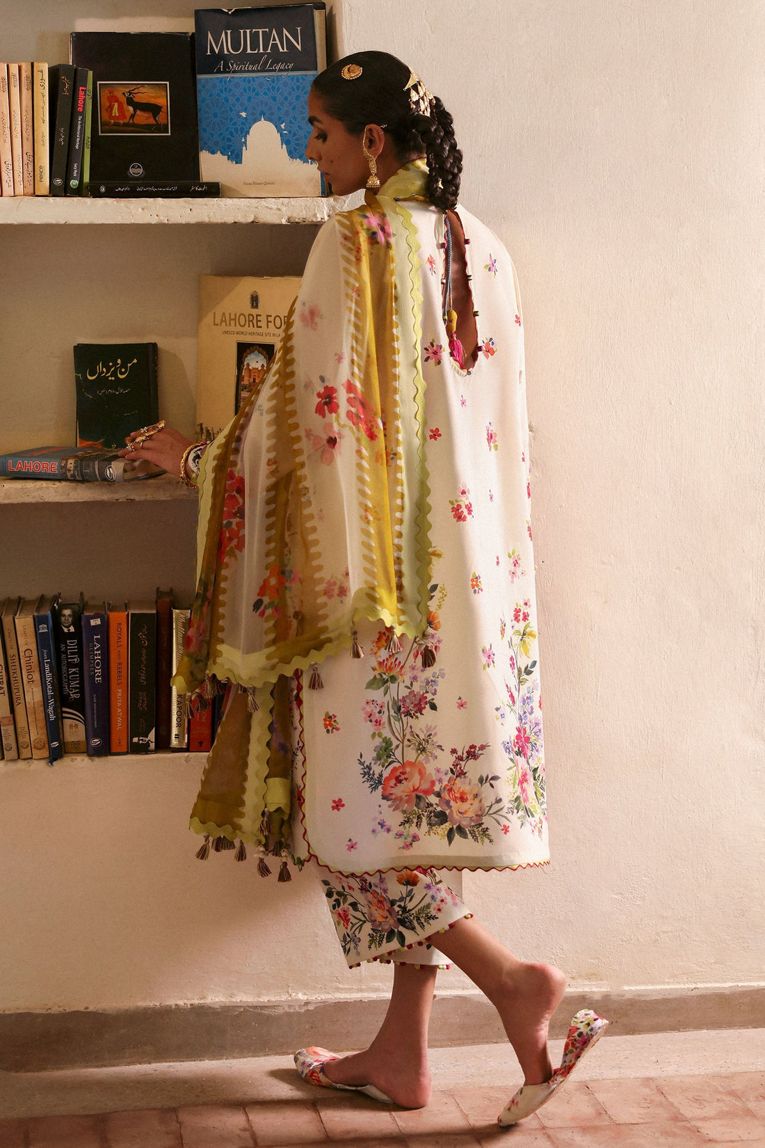 Zaha | Festive Lawn 25 | CHANDNI (ZF-25-10) - Official zaha - Agha Fabrics UK