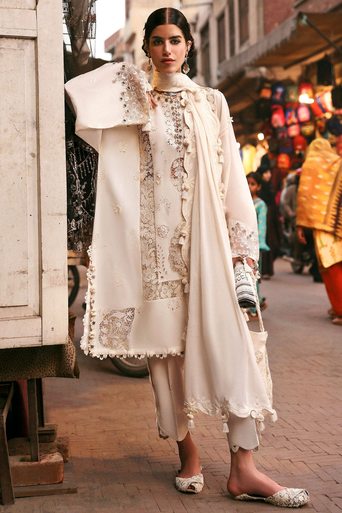 Zaha | Festive Lawn 25 | GULBAHAR (ZF-25-02) - Official Zaha - Agha Fabrics UK