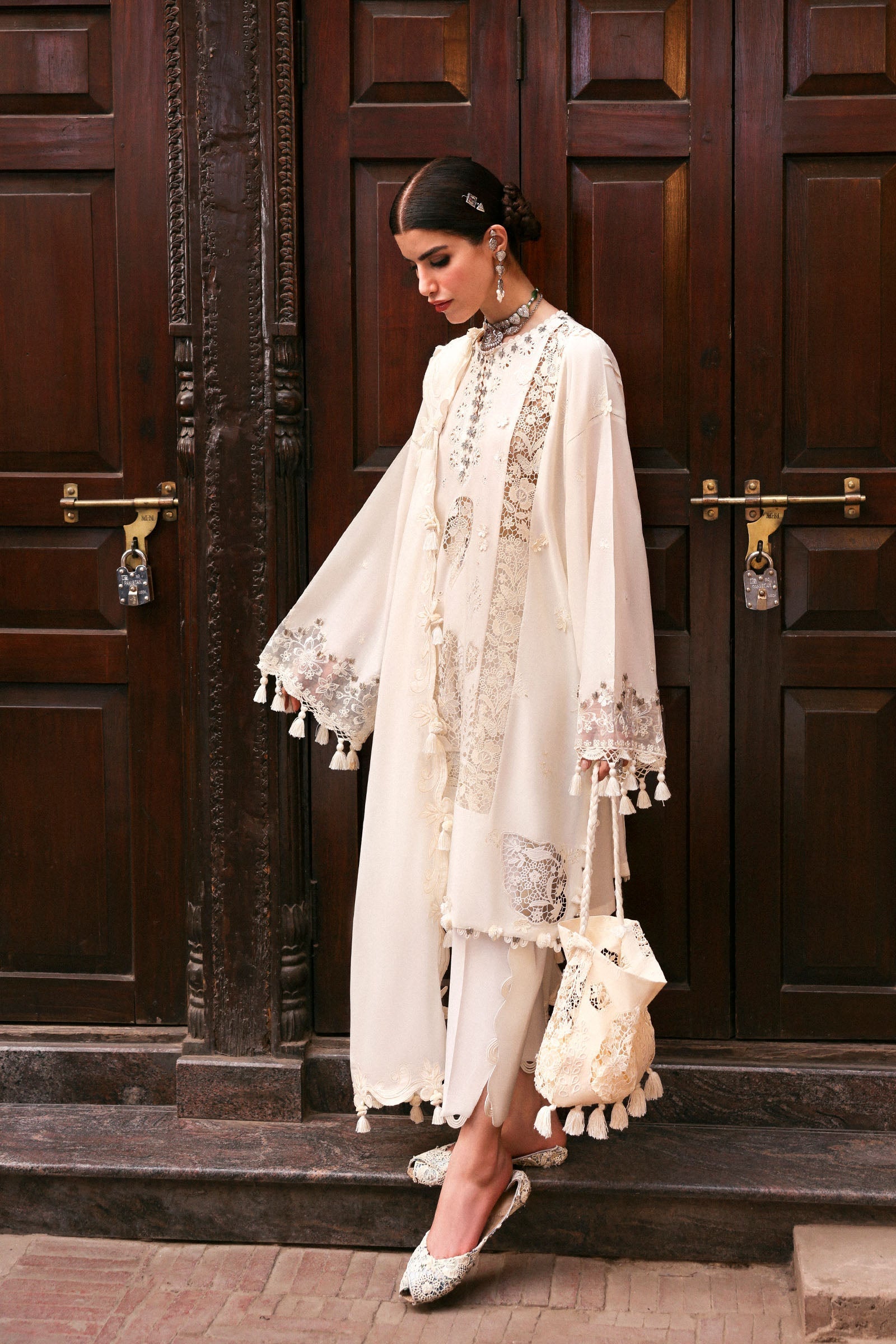 Zaha | Festive Lawn 25 | GULBAHAR (ZF-25-02) - Official Zaha - Agha Fabrics UK