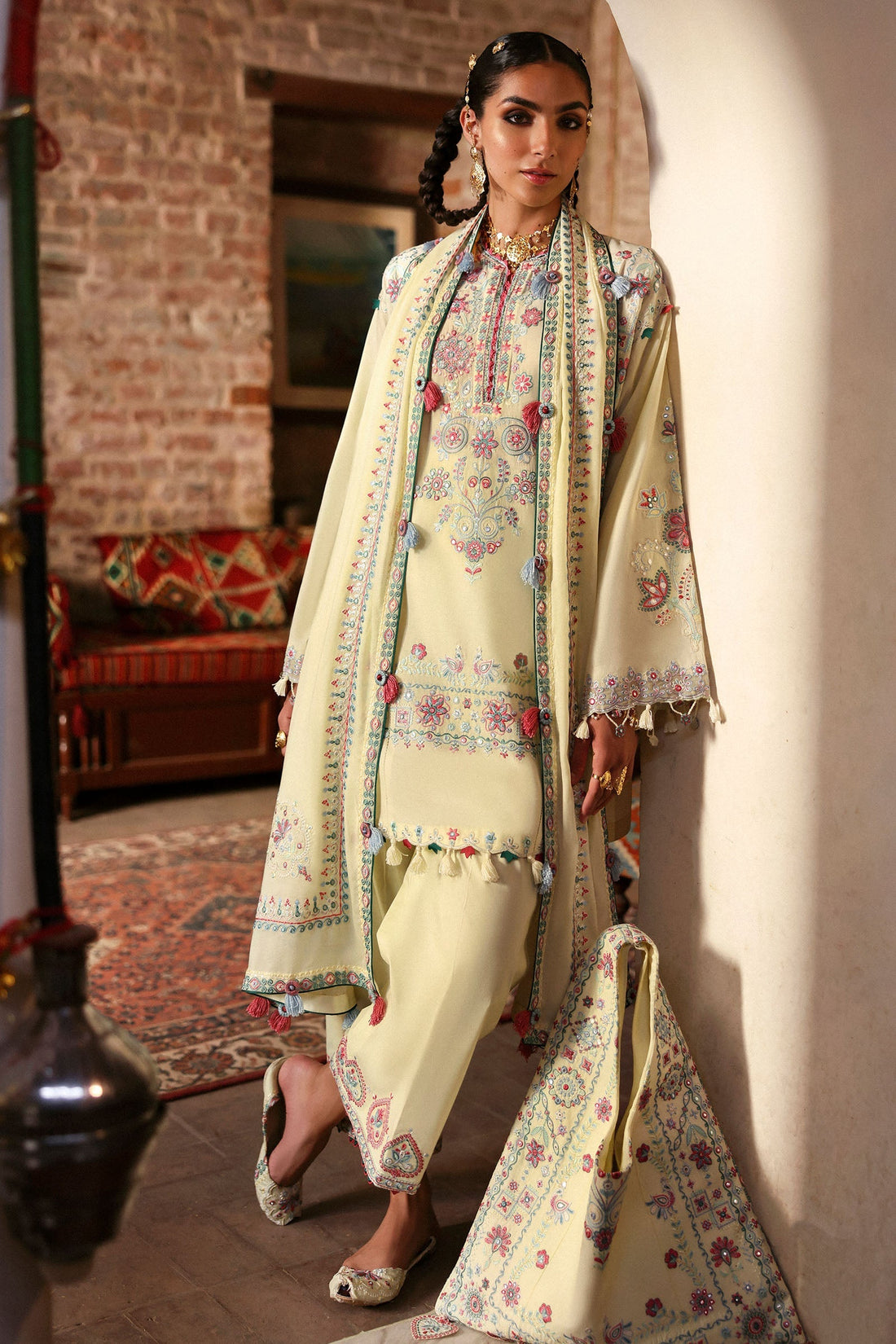 Zaha | Festive Lawn 25 | MEHERBANO (ZF-25-01) - Official Zaha - Agha Fabrics UK