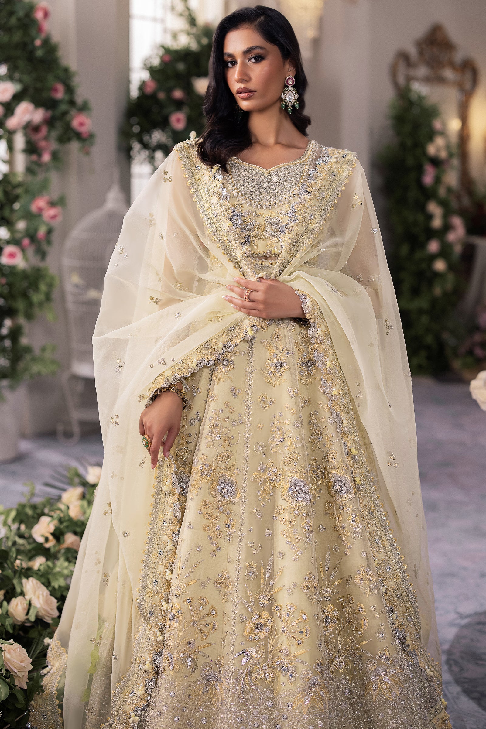 Zaha | Gossamer Formals 24 | SOLÃÂÃÂLIA (ZC24-08) - Official zaha - Agha Fabrics UK