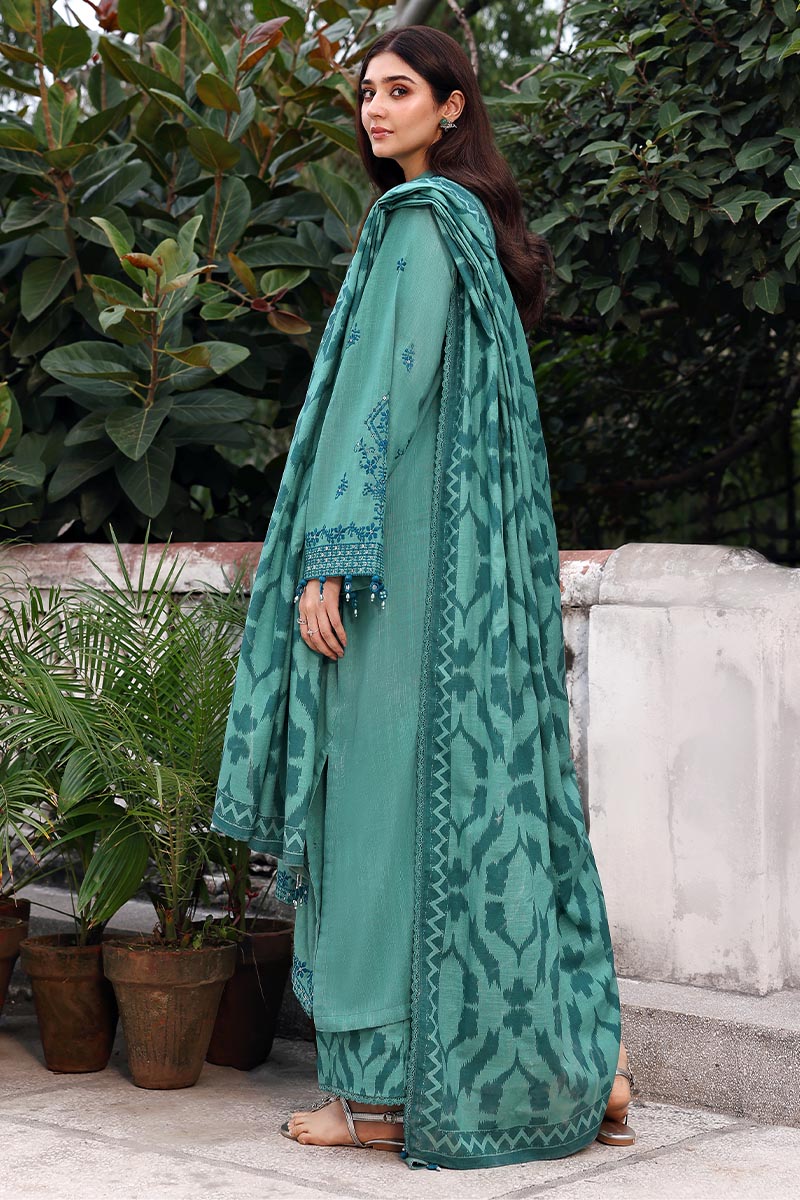 Cross Stitch | Khaddar Linen 25 | FLEUR WHISPER - Official Cross Stitch - Agha Fabrics UK