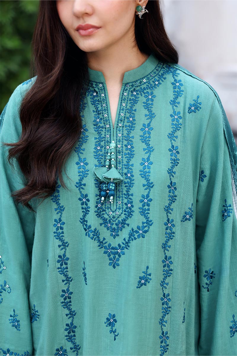 Cross Stitch | Khaddar Linen 25 | FLEUR WHISPER - Official Cross Stitch - Agha Fabrics UK