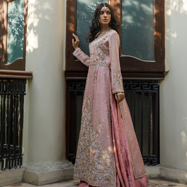 Wahajmkhan | Bahar Begum Formals | PINK BAHAR JORA