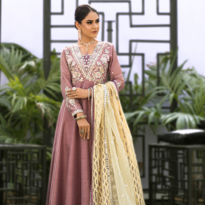 Wahaj M.Khan | Nureh Wedding Formals | Lilac Anarkali