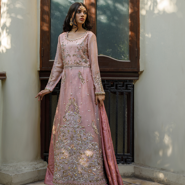 Wahajmkhan | Bahar Begum Formals | PINK BAHAR JORA