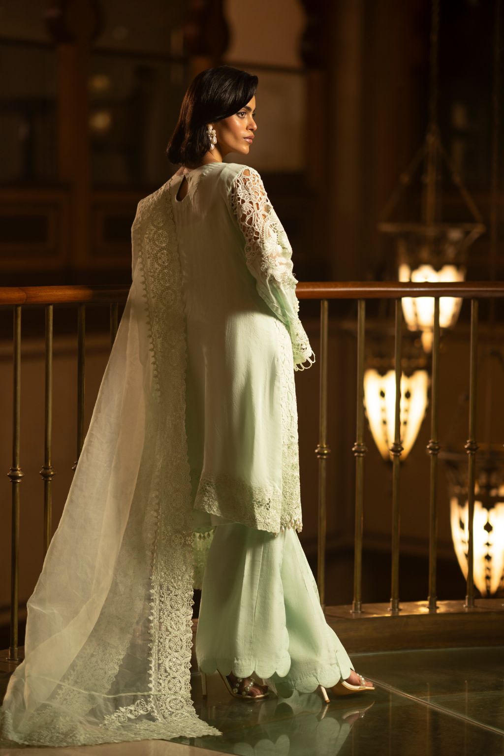 AJR Couture | Cutwork Edit 24 | LIME - Official AJR Couture - Agha Fabrics UK