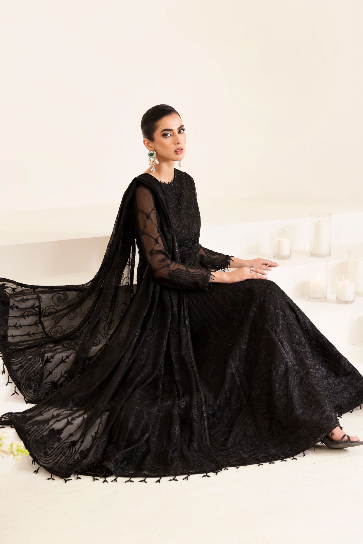 Alizeh | Formals Collection | AF-UF-9027-SIYAH