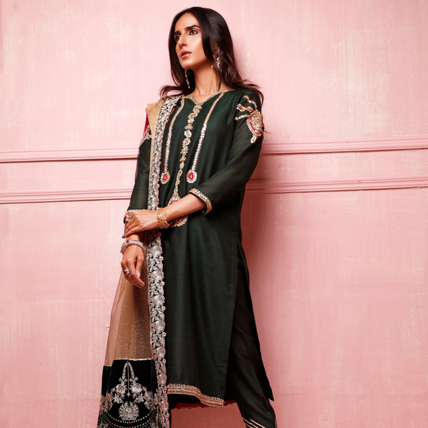 Wahajmkhan | Festive Fiesta Formals | THE JADE AFFAIR