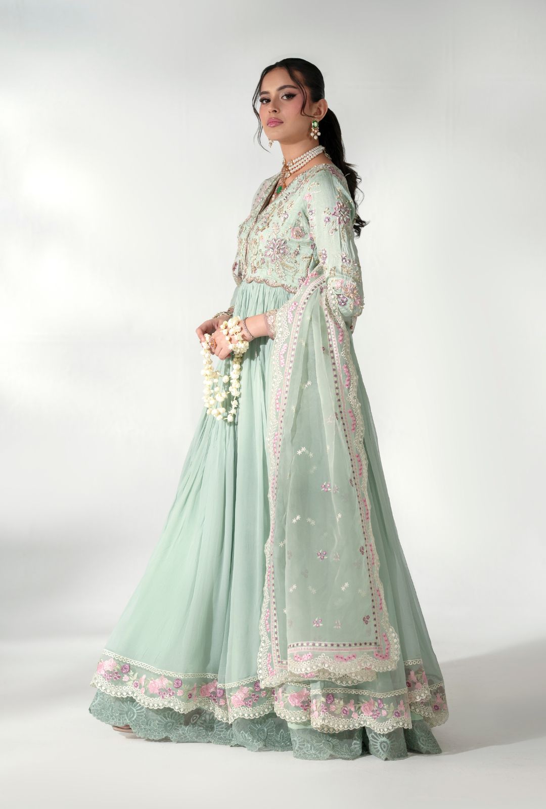 AJR Couture | Luxe Pret 25 | Satin Serenity - Official AJR Couture - Agha Fabrics UK