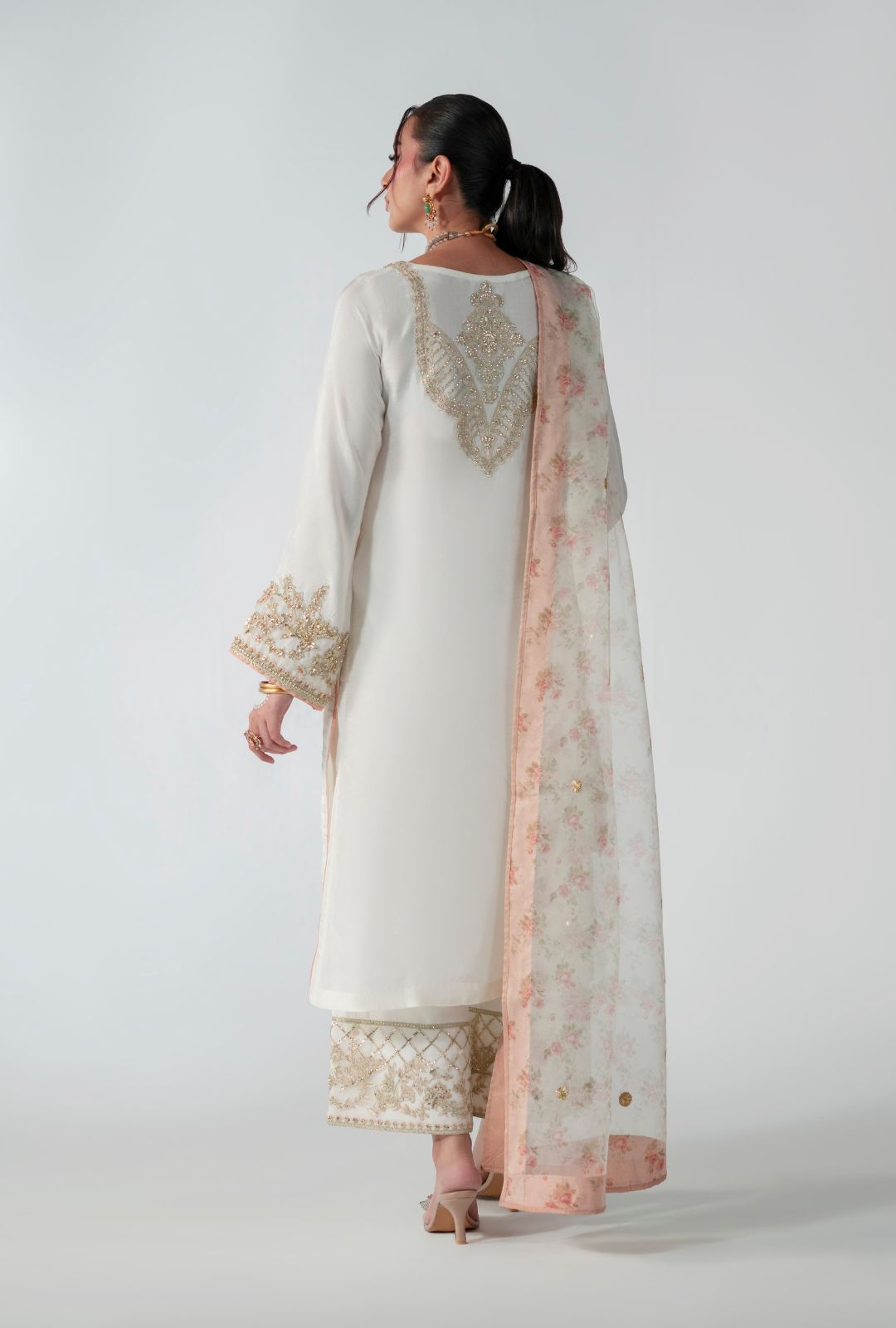 AJR Couture | Luxe Pret 25 | Silk Whisper - Official AJR Couture - Agha Fabrics UK