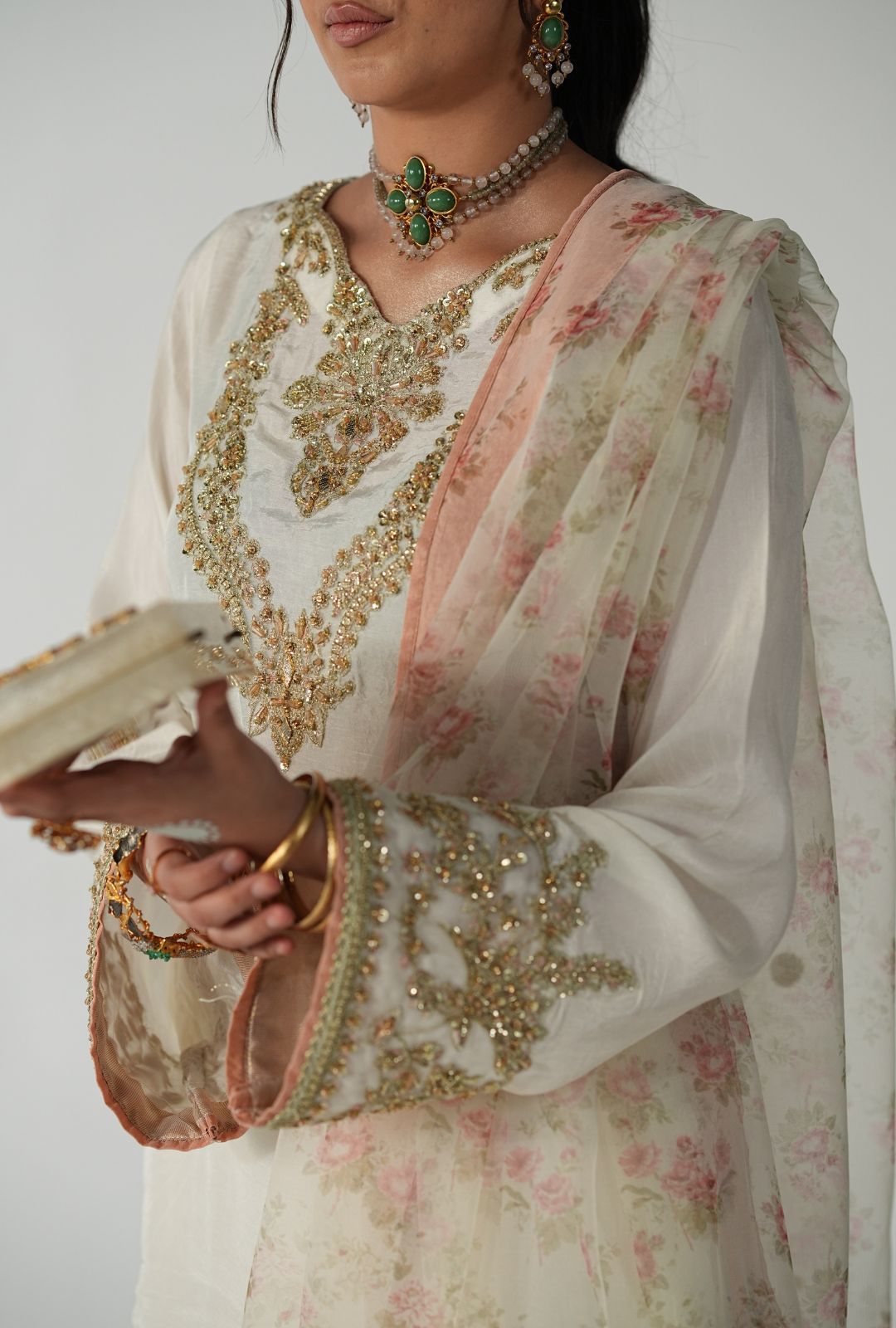 AJR Couture | Luxe Pret 25 | Silk Whisper - Official AJR Couture - Agha Fabrics UK