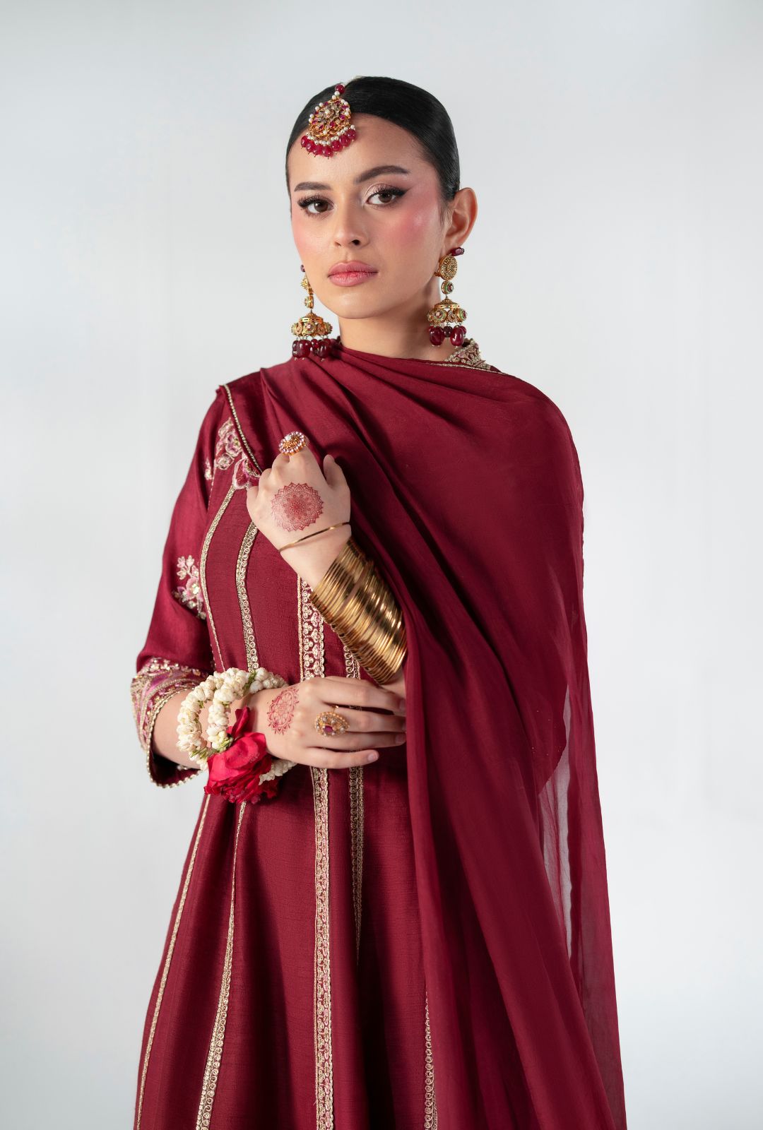 AJR Couture | Luxe Pret 25 | Ruby Raffia - Official AJR Couture - Agha Fabrics UK