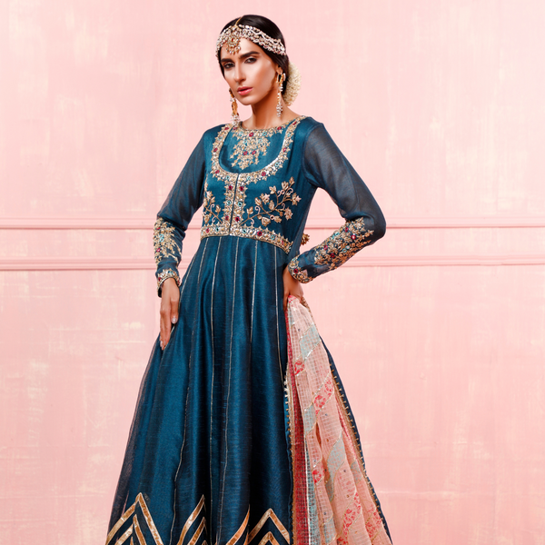 Wahajmkhan | Festive Fiesta Formals | TEAL LOVE