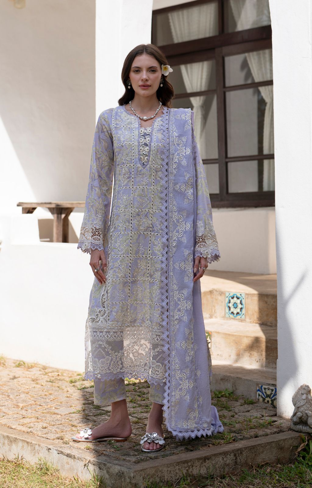 AJR Couture | Printakari Lawn 25 | Vista - Official AJR Couture - Agha Fabrics UK