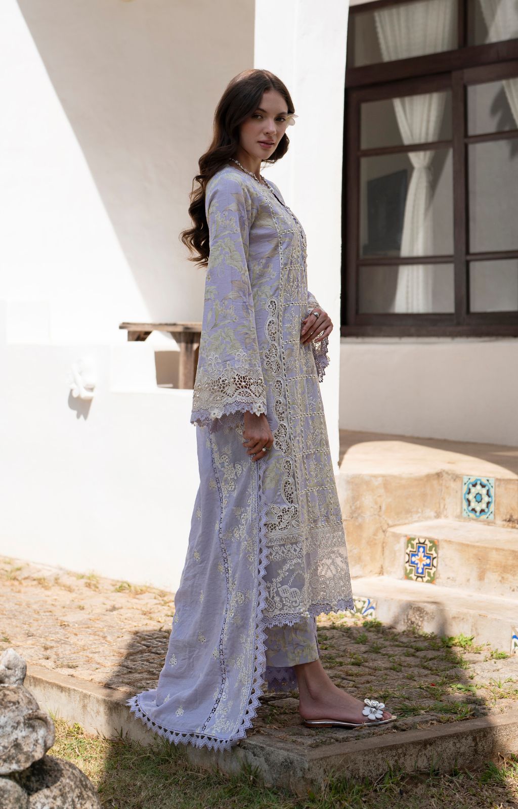 AJR Couture | Printakari Lawn 25 | Vista - Official AJR Couture - Agha Fabrics UK