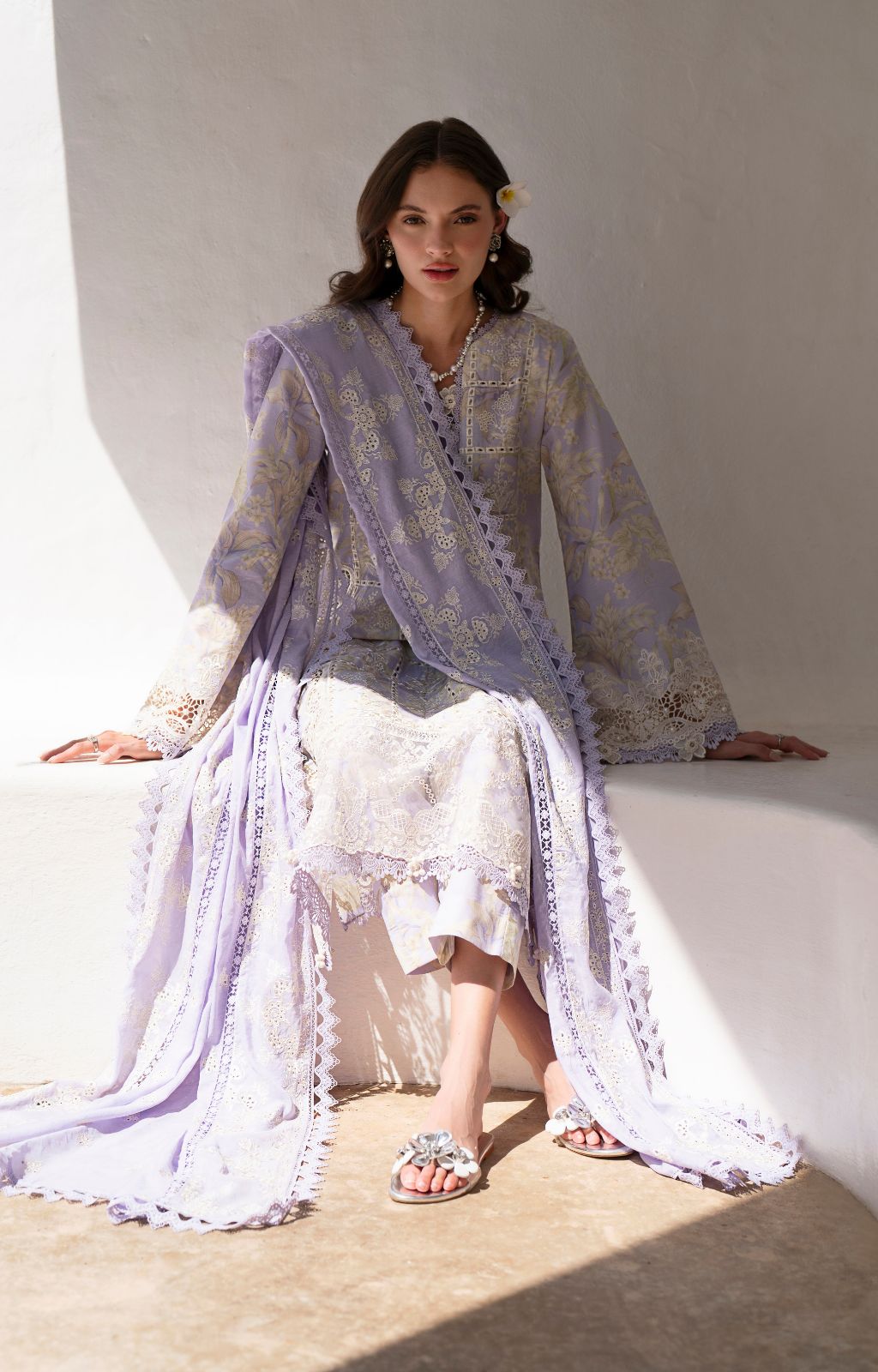 AJR Couture | Printakari Lawn 25 | Vista - Official AJR Couture - Agha Fabrics UK