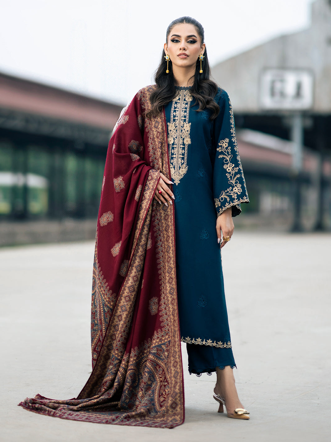 Izel | Musafir Embroidered Winter Collection 24 | VASL