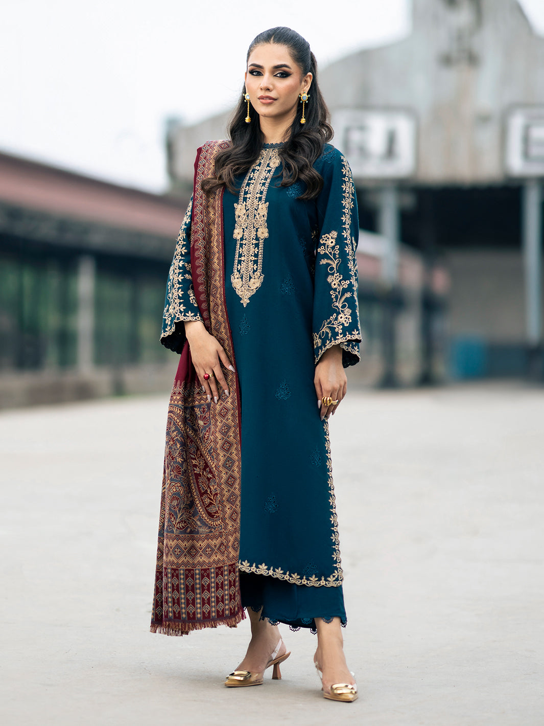 Izel | Musafir Embroidered Winter Collection 24 | VASL