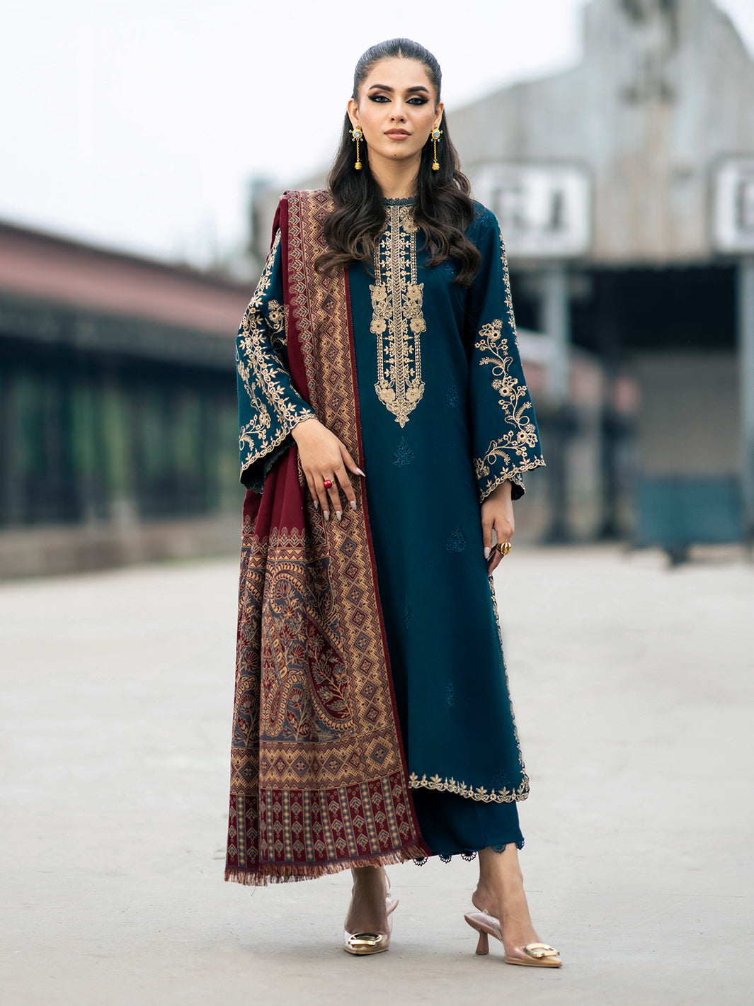 Izel | Musafir Embroidered Winter Collection 24 | VASL