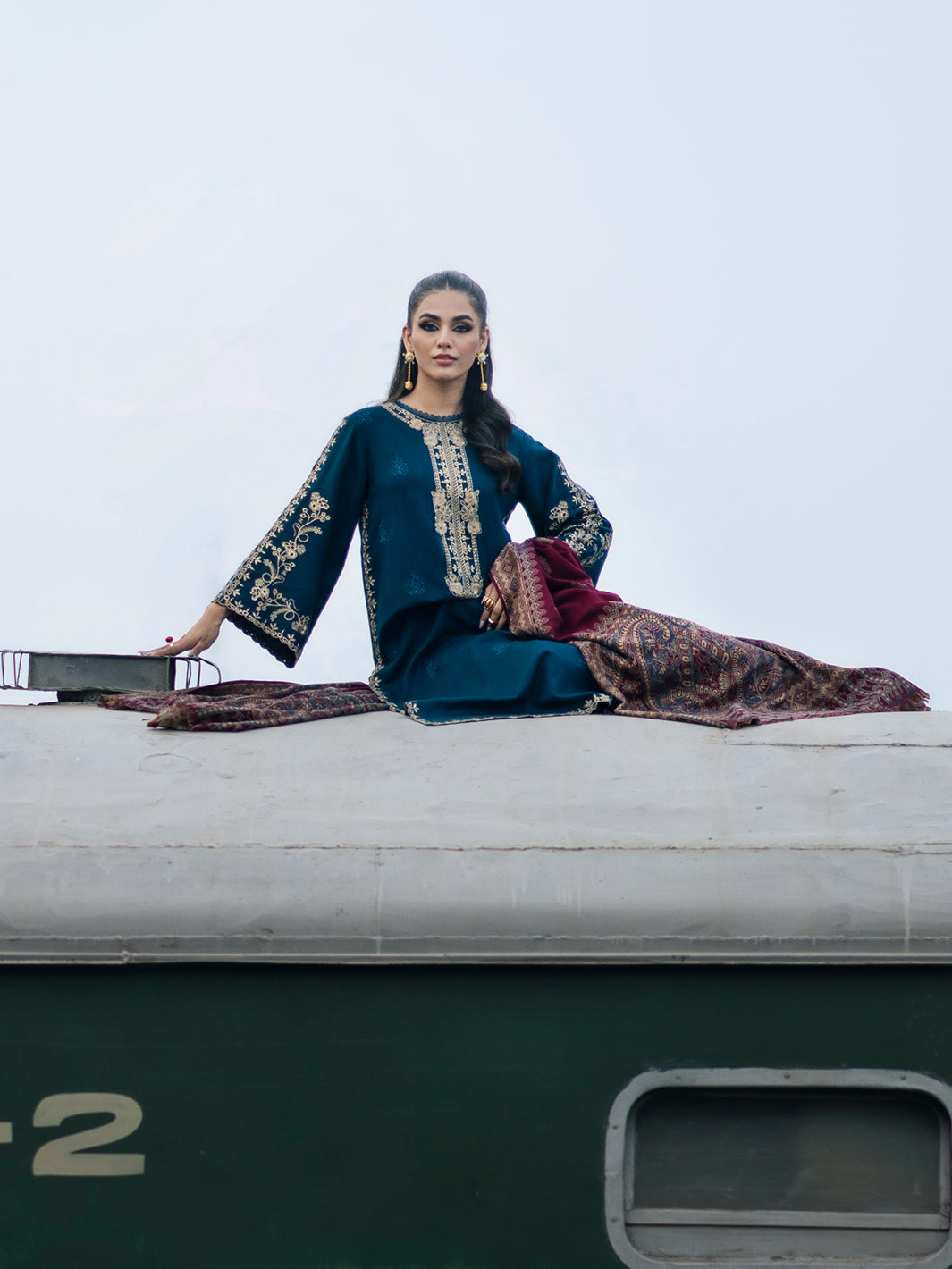 Izel | Musafir Embroidered Winter Collection 24 | VASL