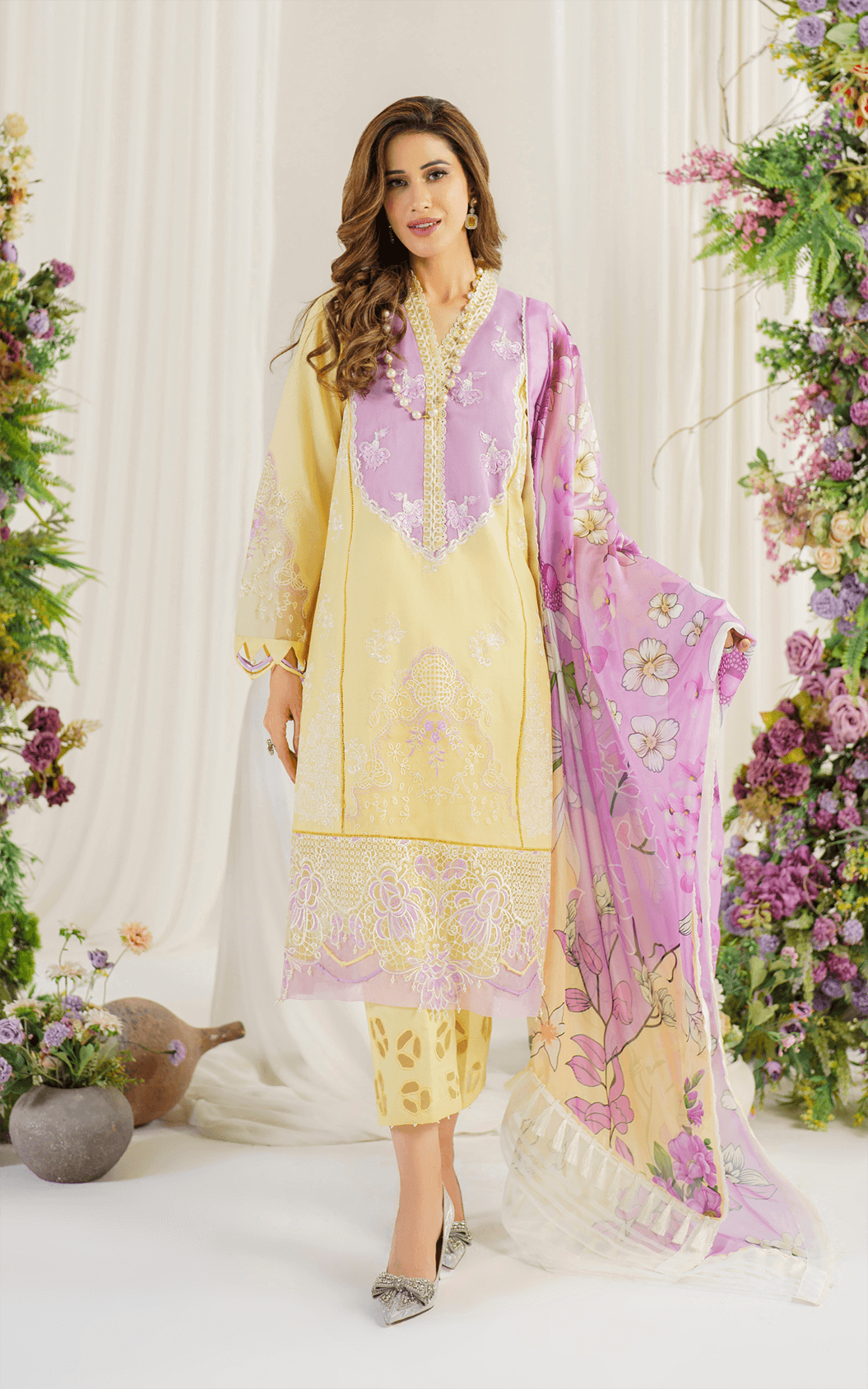 Asifa and Nabeel | Pretty in Pink Limited Edition | Versaila (PP-10) -  Asifa and Nabeel Luxury - Original Designer Dress - House of Maryam