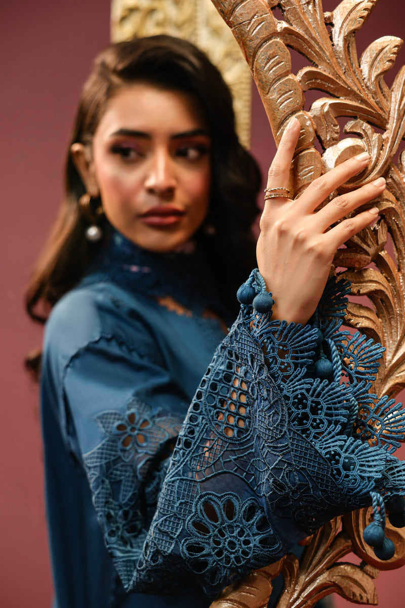 Al Karam | Schiffli Capsule | RTS | SHIRT, TROUSER & DUPATTA 3 - Official Al Karam - Agha Fabrics UK