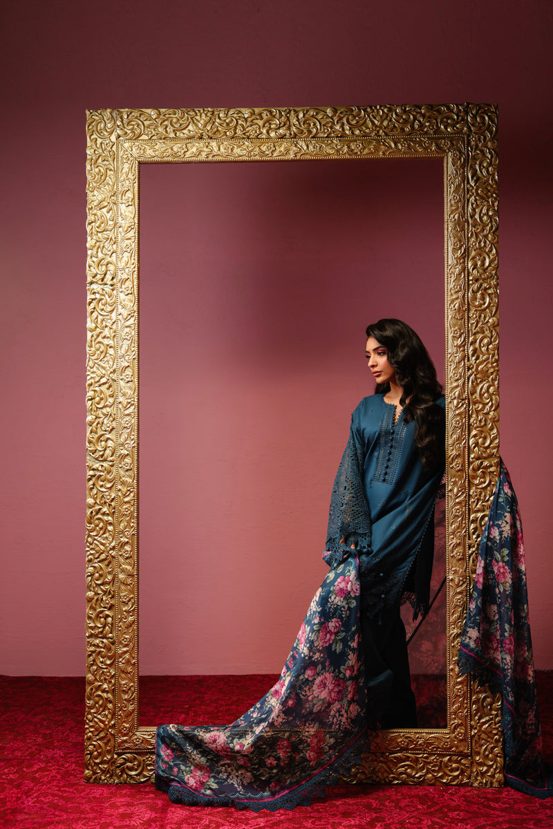 Al Karam | Schiffli Capsule | RTS | SHIRT, TROUSER & DUPATTA 3 - Official Al Karam - Agha Fabrics UK