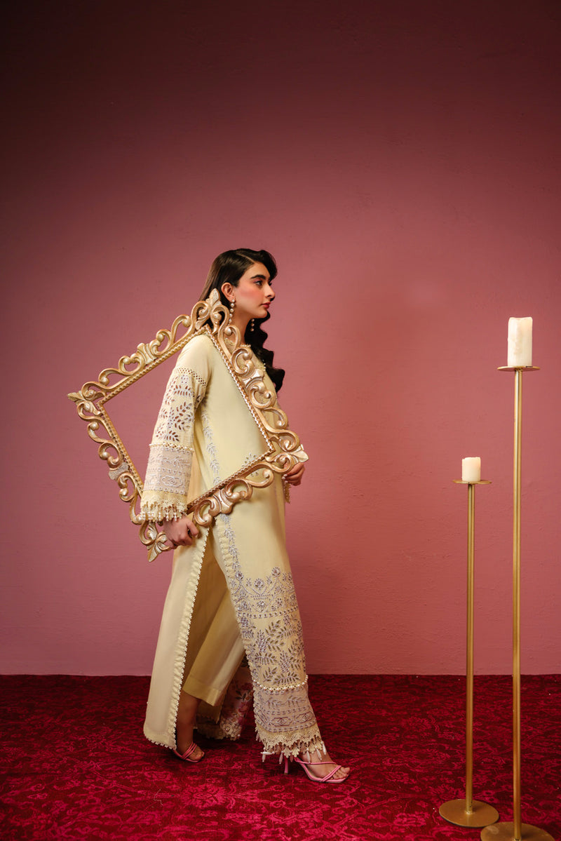 Al Karam | Schiffli Capsule | RTS | SHIRT, TROUSER & DUPATTA 4 - Official Al Karam - Agha Fabrics UK