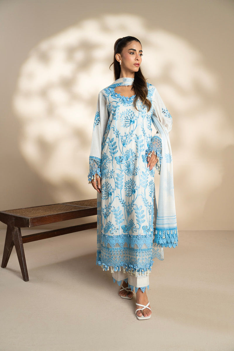 Al Karam | Schiffli Capsule | RTS | SHIRT, TROUSER & DUPATTA 6 - Official Al Karam - Agha Fabrics UK