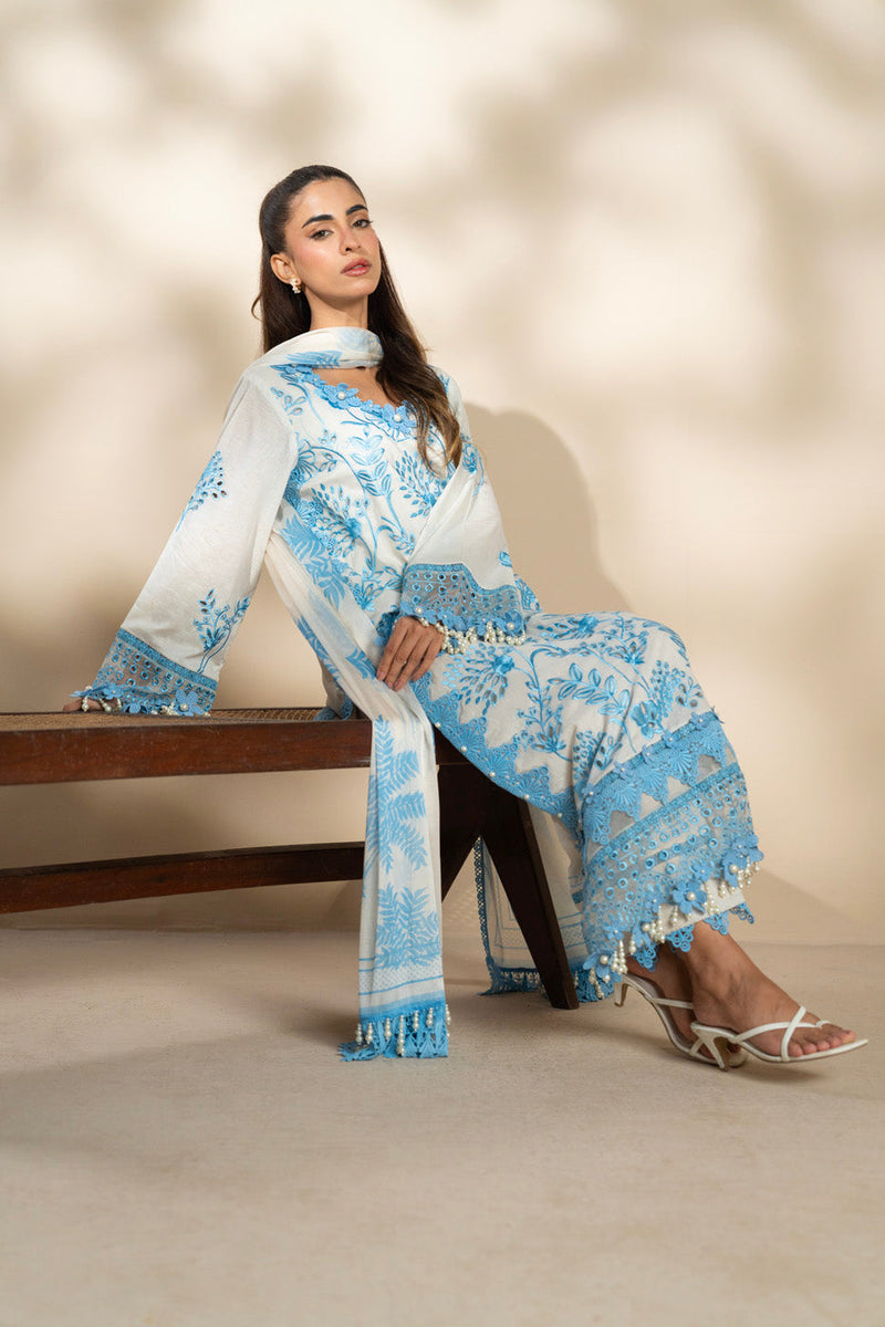 Al Karam | Schiffli Capsule | RTS | SHIRT, TROUSER & DUPATTA 6 - Official Al Karam - Agha Fabrics UK