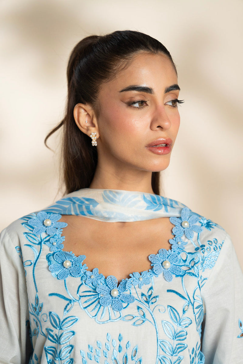 Al Karam | Schiffli Capsule | RTS | SHIRT, TROUSER & DUPATTA 6 - Official Al Karam - Agha Fabrics UK