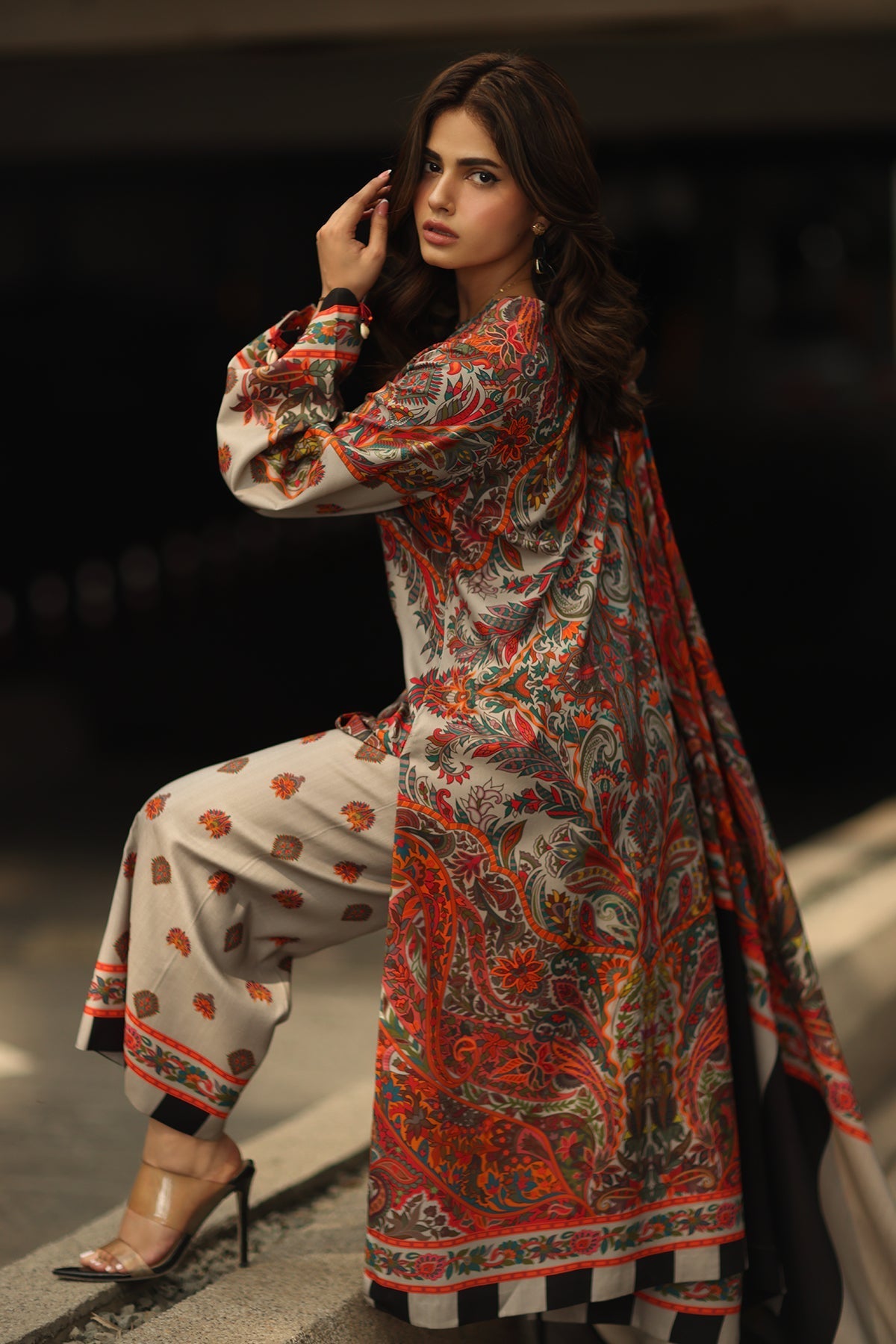 Charizma | C Prints Winter 25 | CPW5-12 - Official Charizma - Agha Fabrics UK