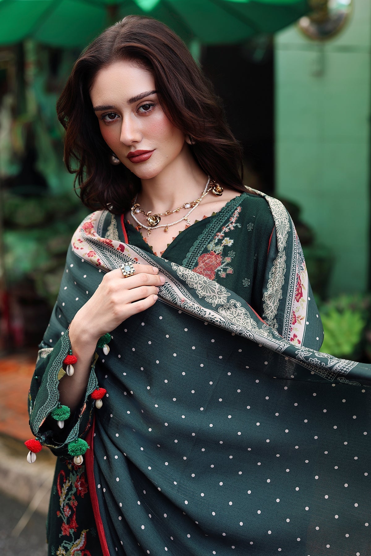 Charizma | Poshima Winters 25 | 3-pc Unstitched Wool Shawl Collection PSW5-04