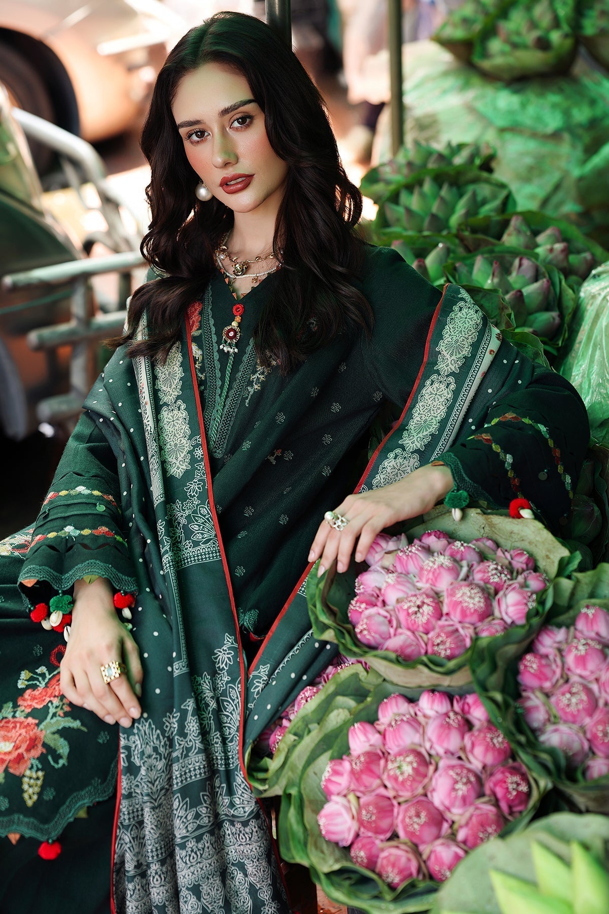 Charizma | Poshima Winters 25 | 3-pc Unstitched Wool Shawl Collection PSW5-04