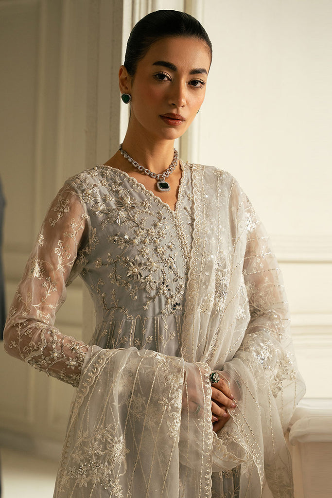 Cross Stitch | Wedding Collection 25 | WHISPERING BLUE - Official Cross Stitch - Agha Fabrics UK