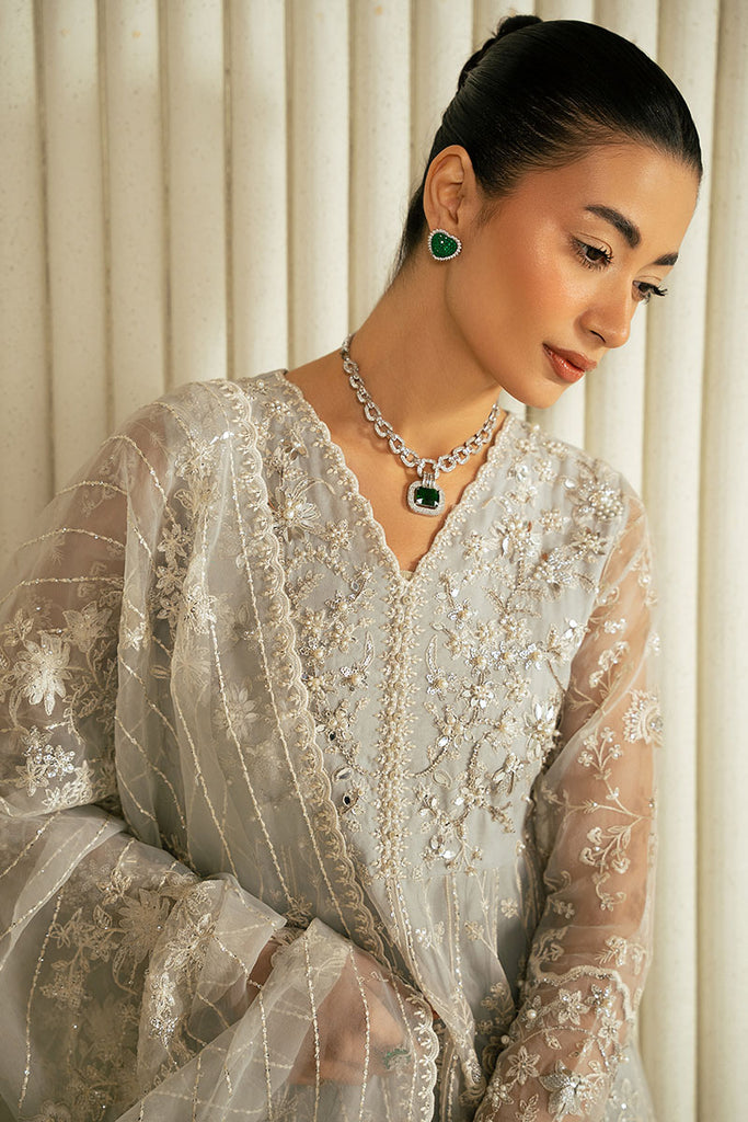 Cross Stitch | Wedding Collection 25 | WHISPERING BLUE - Official Cross Stitch - Agha Fabrics UK