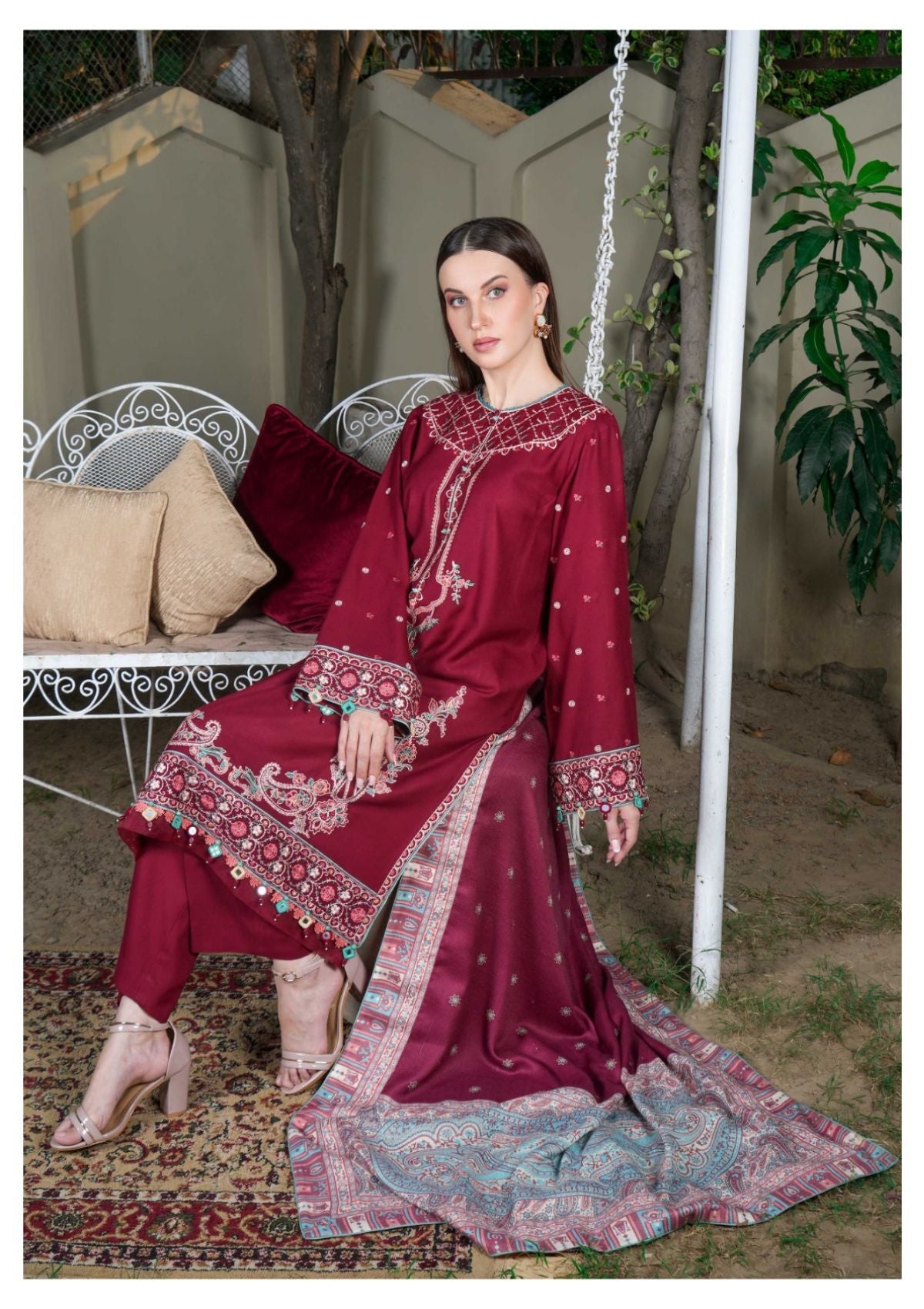 Winter Collection - La Elise - Zimistan - D#02 - Elma - Official La Elise - Agha Fabrics UK